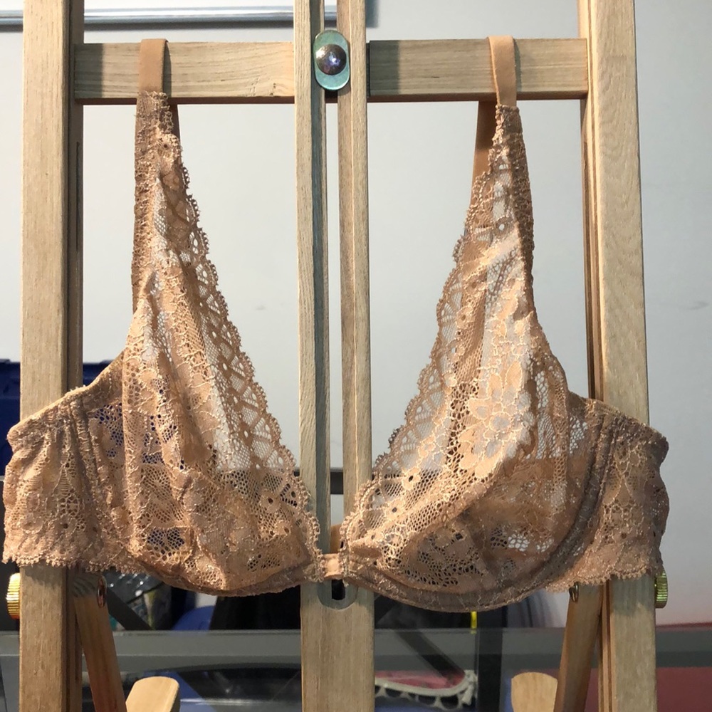 Studio La Perla Bra Tan Sz 32B